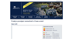 Desktop Screenshot of akropolisreality.cz